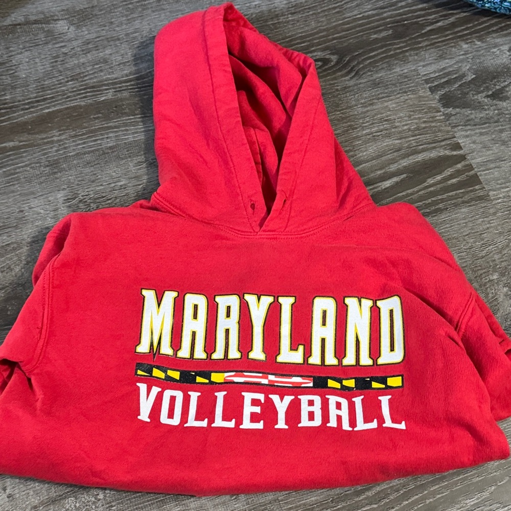 Maryland Volleyball Red Hoodie